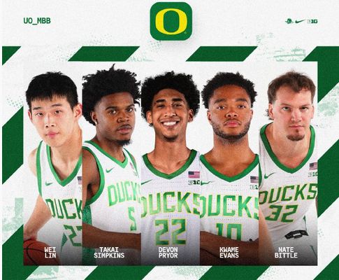 林葳进入首发！俄勒冈大学新赛季首秀vs夏威夷大学